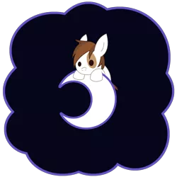 Size: 2500x2500 | Tagged: artist:thedeseasedcow, chibi, derpibooru import, high res, moon, pipsqueak, safe