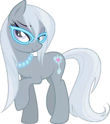 Size: 2283x2578 | Tagged: derpibooru import, female, glasses, high res, show accurate, silver spoon, simple background, solo, solo female, suggestive, transparent background, vector, wet mane