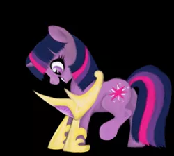 Size: 725x652 | Tagged: safe, artist:bri-sta, derpibooru import, twilight sparkle, pony, unicorn, black background, celestia's crown, crown, female, filly, filly twilight sparkle, hoof shoes, jewelry, simple background, solo, younger