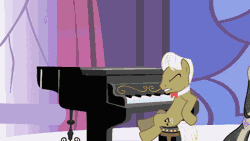 Size: 640x360 | Tagged: animated, applejack, bon bon, braeburn, buffalo, chief thunderhooves, clothes, derpibooru import, dress, edit, frederic horseshoepin, gala dress, little strongheart, now you're thinking with portals, octavia melody, over a barrel, piano, pinkie pie, portal, rainbow dash, safe, saloon pinkie, screencap, sheriff silverstar, spike, sweetie drops, the best night ever, twilight sparkle