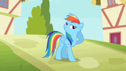 Size: 720x405 | Tagged: animated, camera flashes, derpibooru import, loop, offscreen character, pose, rainbow dash, safe, screencap, solo, the mysterious mare do well