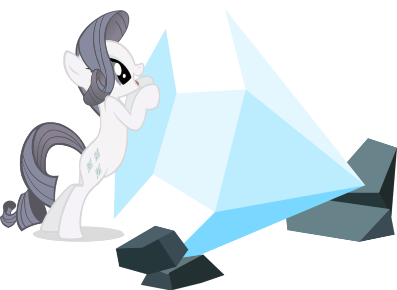 Size: 3400x2478 | Tagged: safe, artist:chir-miru, derpibooru import, rarity, tom, pony, unicorn, the return of harmony, diamond, discorded, gem, high res, simple background, transparent background, vector