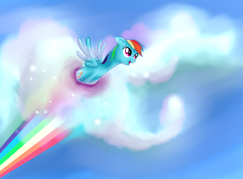 Size: 900x664 | Tagged: safe, artist:ricky125, derpibooru import, rainbow dash, pegasus, pony, solo