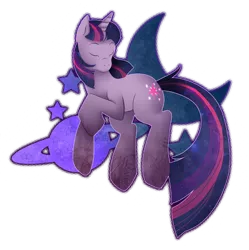 Size: 698x701 | Tagged: safe, artist:anuvia, derpibooru import, twilight sparkle, pony, unicorn, eyes closed, female, mare, planet, simple background, solo, transparent background