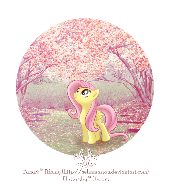 Size: 1300x1400 | Tagged: artist:tiffanymarsou, derpibooru import, flower, flower blossom, fluttershy, safe, solo