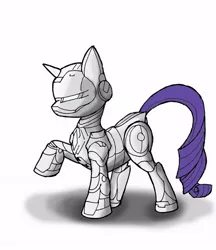 Size: 500x578 | Tagged: ask iron mare rarity, derpibooru import, iron man, rarity, safe