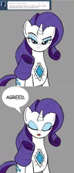 Size: 507x1188 | Tagged: artist:kenichi-shinigami, ask iron mare rarity, derpibooru import, iron man, iron mare, rarity, safe