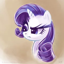 Size: 800x800 | Tagged: artist:kp-shadowsquirrel, bust, derpibooru import, portrait, rarity, safe, solo