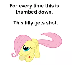 Size: 1038x938 | Tagged: 1000 hours in ms paint, blood, crying, derpibooru import, filly, flutterbuse, fluttershy, grimdark, reverse psychology, simple background, solo, we are going to hell, white background