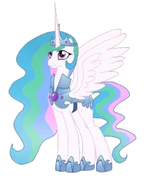 Size: 1600x1805 | Tagged: safe, artist:wolfsknight, derpibooru import, princess celestia, pony, spoiler:s03, armor, crown, crystal guard armor, female, jewelry, jousting, mare, regalia, simple background, solo, transparent background