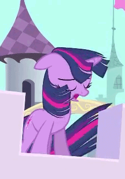 Size: 253x360 | Tagged: animated, cropped, derpibooru import, eyes closed, floppy ears, flowing mane, head shake, safe, screencap, solo, spoiler:s03, the crystal empire, the failure song, twilight sparkle, windswept mane