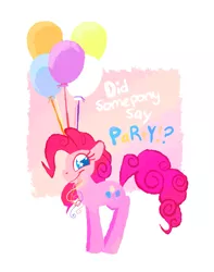 Size: 1495x1895 | Tagged: artist:tychosexual, derpibooru import, party time, pinkie pie, safe, solo