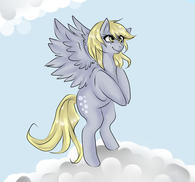 Size: 1580x1476 | Tagged: safe, artist:mscootaloo, derpibooru import, derpy hooves, pegasus, pony, female, mare, solo