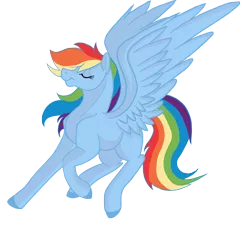 Size: 2748x2582 | Tagged: artist:cluttercluster, derpibooru import, high res, older, rainbow dash, safe, solo