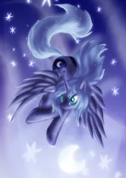 Size: 4003x5667 | Tagged: absurd resolution, artist:zedrin, derpibooru import, princess luna, s1 luna, safe, solo