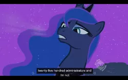 Size: 640x400 | Tagged: derpibooru import, luna eclipsed, princess luna, safe, screencap, youtube caption