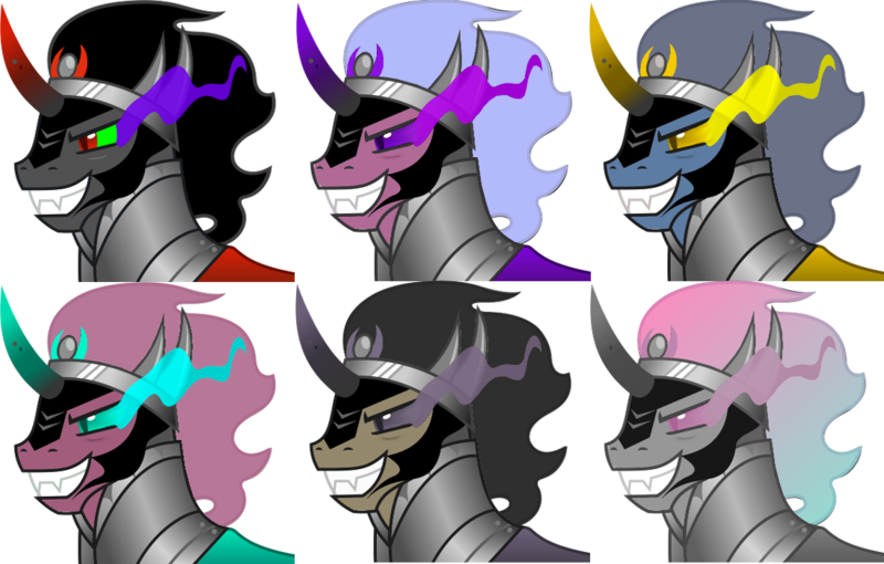Size: 1098x700 | Tagged: alternate costumes, crystal empire, derpibooru import, king sombra, recolor, safe, season 3 villain, spoiler:s03, the crystal empire
