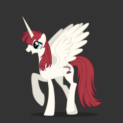 Size: 700x700 | Tagged: animated, artist:mixermike622, cute, derpibooru import, faustabetes, happy, lauren faust, majestic as fuck, oc, oc:fausticorn, prancing, safe, unofficial characters only