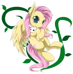 Size: 5477x5589 | Tagged: absurd resolution, artist:zaiyaki, blushing, derpibooru import, fluttershy, safe