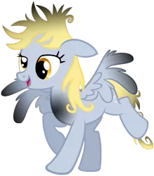 Size: 2586x2952 | Tagged: safe, artist:nabbiekitty, derpibooru import, derpy hooves, pegasus, pony, female, high res, mare, simple background, transparent background, vector