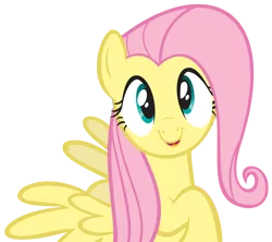 Size: 1274x1130 | Tagged: artist:nabbiekitty, derpibooru import, faic, fluttershy, safe, simple background, smiling, solo, transparent background, vector