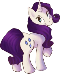 Size: 592x733 | Tagged: safe, artist:widdlez, derpibooru import, rarity, pony, unicorn, female, looking at you, looking back, looking back at you, mare, raised hoof, simple background, smiling, solo, standing, transparent background