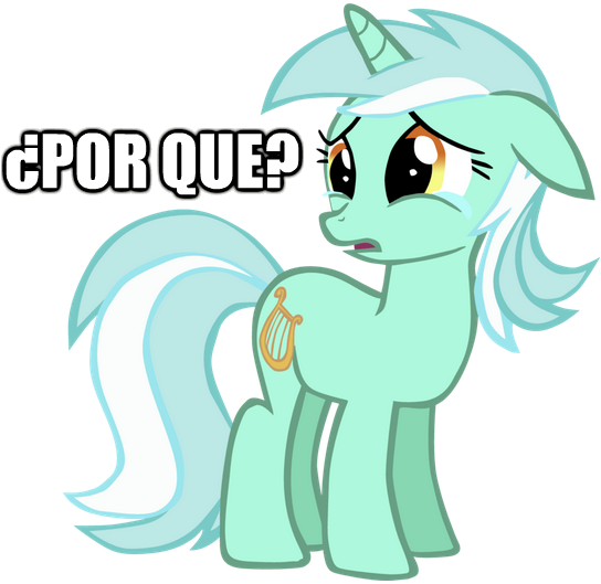 Size: 544x529 | Tagged: crying, derpibooru import, image macro, lyra heartstrings, safe, spanish