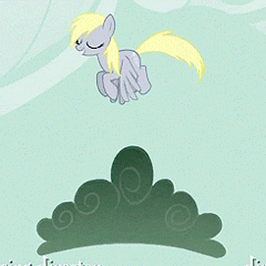 Size: 245x245 | Tagged: safe, derpibooru import, screencap, derpy hooves, pegasus, pony, the last roundup, animated, bouncing, cloud, electrocution, eyes closed, female, frown, gritted teeth, i just don't know what went wrong, lidded eyes, lightning, mare, open mouth, pronking, smiling, smoke, solo, spread wings, stormcloud, talking, wide eyes, wings