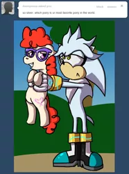 Size: 640x860 | Tagged: artist needed, ask silver the hedgehog, crossover, derpibooru import, glasses, safe, silver the hedgehog, sonic the hedgehog (series), source needed, twist, useless source url