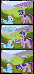 Size: 1108x2390 | Tagged: adorkable, arrow in the knee, arrow to the knee, artist:veggie55, comic, cute, derpibooru import, dork, glasses, meme, rainbow dash, safe, shrek, skyrim, the elder scrolls, twilight sparkle