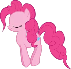 Size: 3917x3792 | Tagged: artist:shelltoon, derpibooru import, high res, pinkie pie, safe, simple background, solo, transparent background, vector