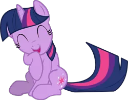 Size: 3919x3057 | Tagged: safe, artist:shelltoon, derpibooru import, twilight sparkle, pony, unicorn, cute, female, high res, mare, reaction image, simple background, smiling, solo, transparent background, twiabetes, vector