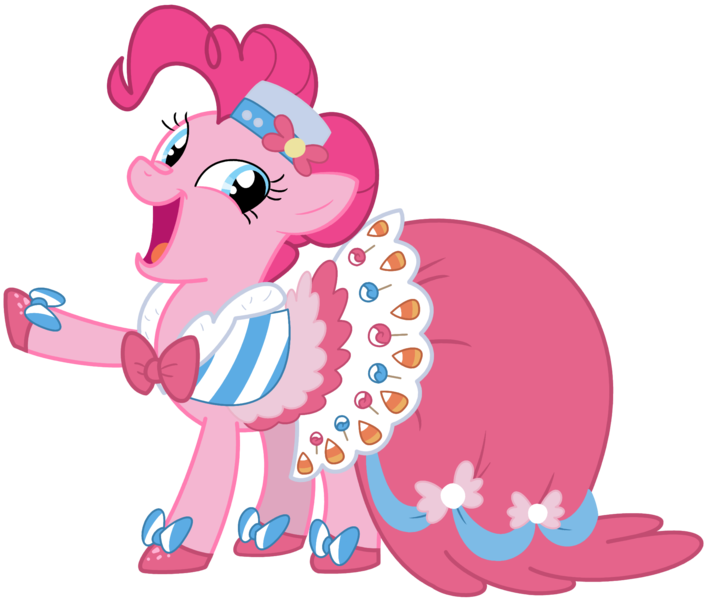 Size: 2000x1694 | Tagged: safe, artist:philiptomkins, derpibooru import, pinkie pie, earth pony, pony, suited for success, clothes, dress, gala dress, simple background, solo, transparent background, vector