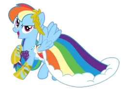 Size: 2000x1483 | Tagged: artist:philiptomkins, clothes, derpibooru import, dress, gala dress, rainbow dash, safe, simple background, transparent background, vector