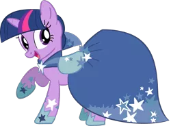 Size: 2000x1475 | Tagged: safe, artist:philiptomkins, derpibooru import, twilight sparkle, pony, unicorn, suited for success, clothes, dress, female, gala dress, mare, simple background, solo, transparent background, unicorn twilight, vector