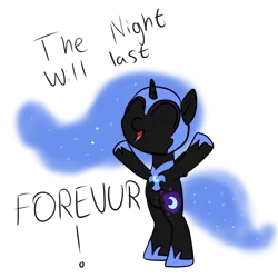 Size: 1024x1024 | Tagged: artist:greeny-nyte, cute, derpibooru import, filly, moonabetes, nightmare moon, nightmare woon, safe, solo