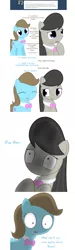 Size: 1195x4000 | Tagged: safe, artist:erthilo, derpibooru import, beauty brass, octavia melody, earth pony, pony, ask octavia, ask, background pony, comic, duo, duo female, female, mare, rapeface, tumblr, wide eyes