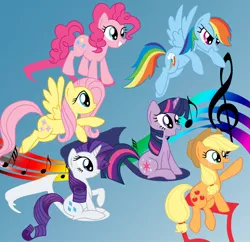 Size: 1218x1180 | Tagged: applejack, artist:mlpazureglow, derpibooru import, fluttershy, mane six, pinkie pie, rainbow dash, rarity, safe, twilight sparkle