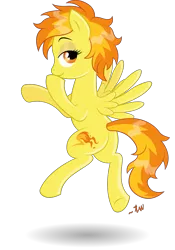 Size: 3335x4756 | Tagged: artist:anders-art, derpibooru import, safe, simple background, solo, spitfire, transparent background, vector