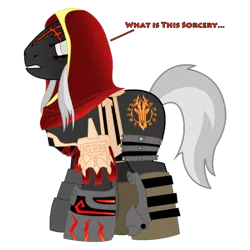 Size: 900x900 | Tagged: safe, artist:shadyhorseman, derpibooru import, ponified, pony, darksiders, simple background, solo, transparent background, war (darksiders)