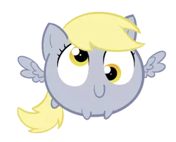 Size: 612x494 | Tagged: safe, artist:ufocookiez, derpibooru import, derpy hooves, pegasus, pony, ball, chubbie, cute, female, mare, simple background, transparent background