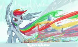 Size: 1680x1024 | Tagged: action pose, artist:keepare, awesome, badass, color porn, derpibooru import, rainbow dash, safe, solo, windswept mane
