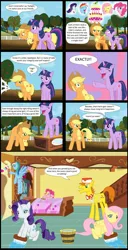 Size: 1350x2635 | Tagged: applejack, artist:mlp-silver-quill, carrot cake, comic, consequences, derpibooru import, fluttershy, justice, literal soapbox, mmmystery on the friendship express, pinkie pie, punishment, rainbow dash, rarity, reality ensues, remorse, safe, soapbox, twilight sparkle, wavy mouth