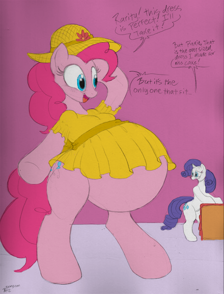 Size: 456x600 | Tagged: artist:badgerben, artist:derpy-hooves, artist:sardonyxfox, belly, big belly, clothes, derpibooru import, dress, hat, hyper pregnancy, impossibly large belly, pinkie pie, pregnant, pregnant expansion, rarity, safe