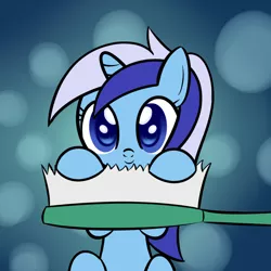 Size: 800x800 | Tagged: artist:why485, brushie, derpibooru import, mini, minuette, safe, toothbrush