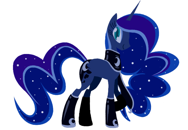 Size: 650x450 | Tagged: safe, artist:frostedwarlock, derpibooru import, princess luna, alternate universe, clothes, simple background, socks, solo, tumblr