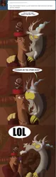 Size: 1107x3506 | Tagged: artist:peachiekeenie, comic, crossover, derpibooru import, discord, discorderlyconduct, disney, doctor facilier, dr.facilier, safe, shadow, tumblr