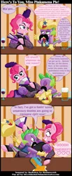 Size: 629x1532 | Tagged: alcohol, artist:moominded, beer, blushing, comic, derpibooru import, fanfic art, female, heart, male, pinkie pie, pinkiespike, shipping, spike, straight, suggestive, wine