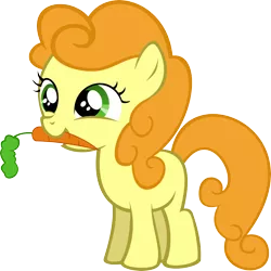 Size: 6000x6010 | Tagged: absurd resolution, artist:flizzick, carrot, carrot top, cute, cutie top, derpibooru import, filly, golden harvest, safe, simple background, solo, transparent background, vector