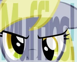 Size: 1280x1030 | Tagged: safe, artist:rinsowaty, derpibooru import, derpy hooves, pegasus, pony, female, mare, muffin, quote